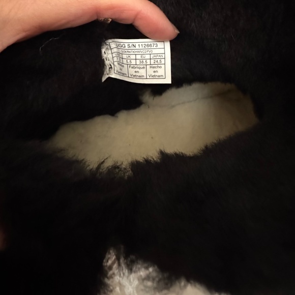 UGG Zariyah Water Repellent Ankle Bootie (Women) Size 7.5 - BLACK   NEW - Picture 9 of 14